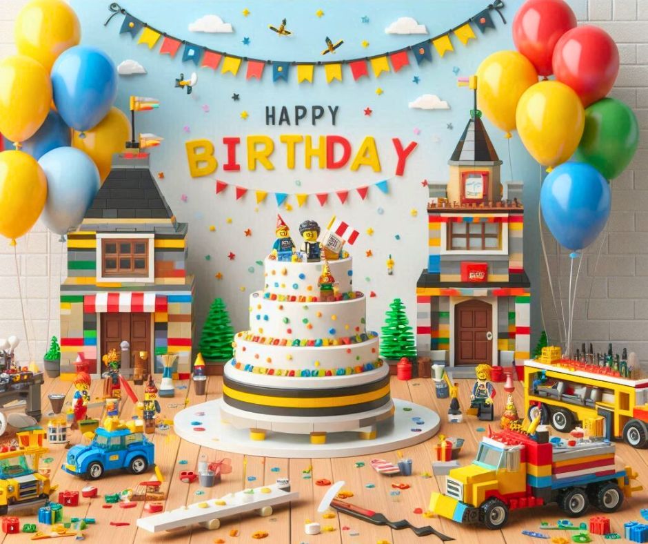 LEGO Builders Bash Themed Birthday Party Ideas for Tween Boys