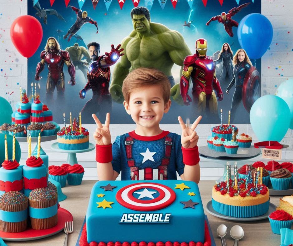 Avengers Assemble Themed Birthday Party Ideas for Young Boys