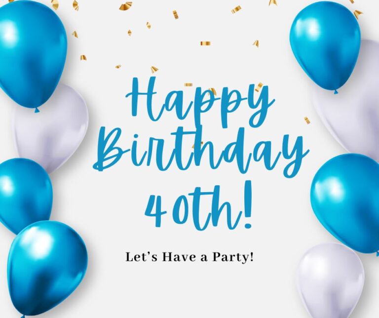40 Super Fun 40th Birthday Party Ideas & Themes