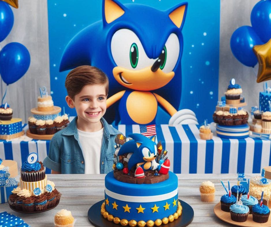 Sonic Speed Themed Birthday Party Ideas for Young Boys